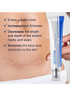 MOOYAM Scar Removal Cream, Skin Repairing Cream Fade Scars And Stretch MarksAnd Acne Treatment, Improve Scar Skin, Deeply Moisturizes Skin, For Surgical Scars Stretch Marks Acne Old Or New Scars  - Image 5