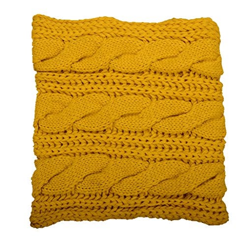 NEOSAN Womens Thick Ribbed Knit Winter Infinity Circle Loop Scarf Twist Mustard - Image 3
