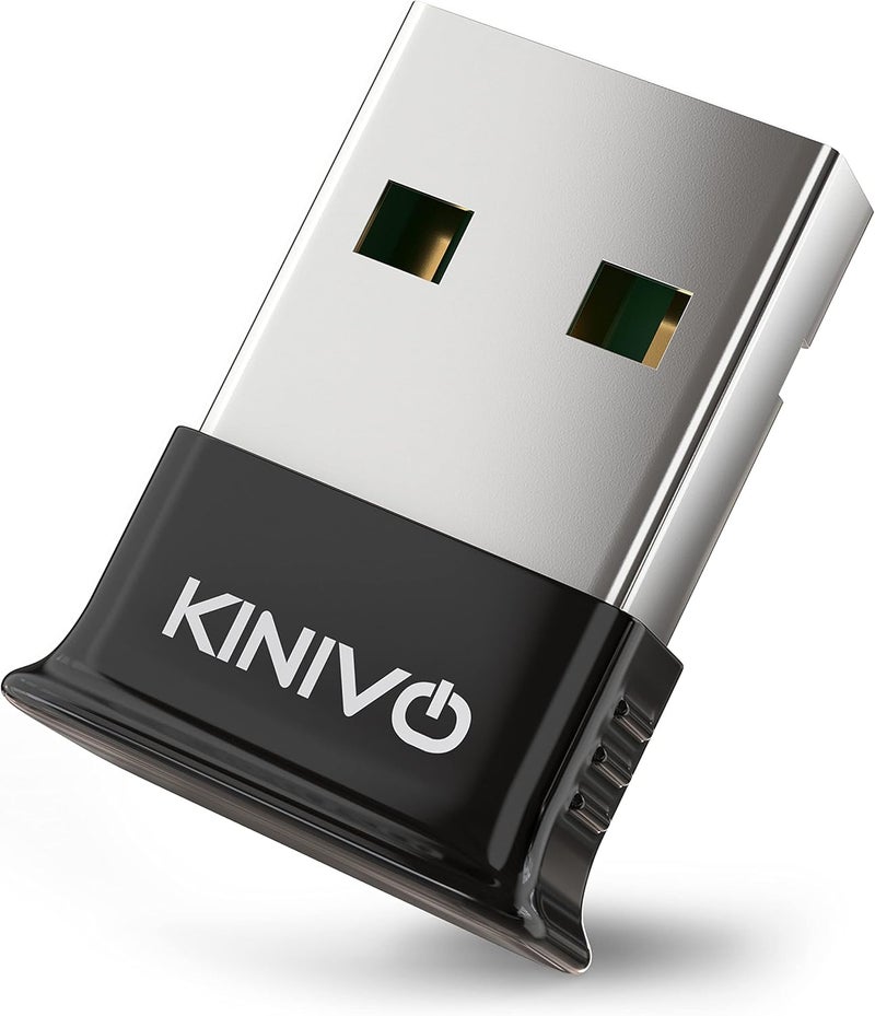 Kinivo USB Bluetooth Adapter for PC BTD400 (Bluetooth 4.0 Dongle Receiver, Low Energy) - Compatible with Windows 11/10/8.1/8, Raspberry Pi, Linux, Laptop & Headphones - Image 1