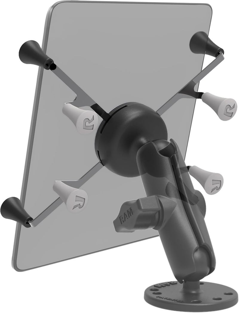 RAM Mounts Universal X-Grip II Tablet Holder for 7-8 Inch Tablets with 1-Inch Ball - Image 4