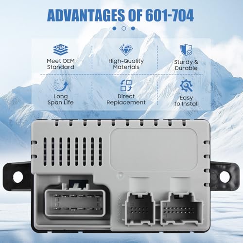 ZynoDrive Seat Heater Cool Control Module w/Pigtail Kit 601-704 fit for Ford F150 F250 F350 F450 F550 Super Duty Edge Explorer Flex Fusion 2011-2018, for Lincoln MKS MKT MKZ 2013-2018, Replace BU5Z14C724A - Image 5