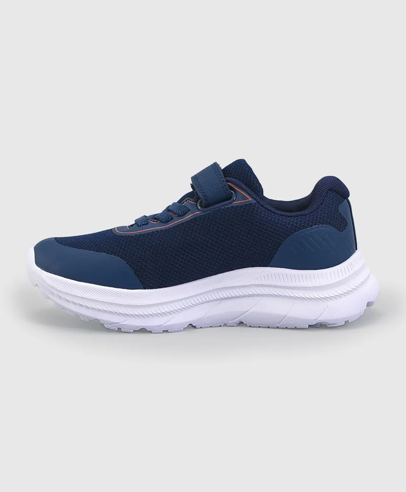 Bonfino Bonfino Hook & Loop Closure Memory Foam Shoes - Navy Blue