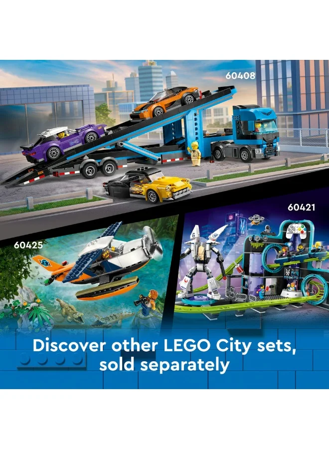 LEGO City Red Double-Decker Sightseeing Bus Toy 60407 (384) Pieces
