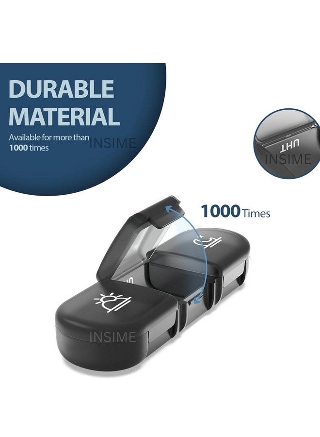 INSIME Pill organizer box for medicine 7 days 3 times | Tablet organizer box for medicine | Weekly medicine organizer pill box for travel & home | Medicine pills organiser & storage box - Image 5