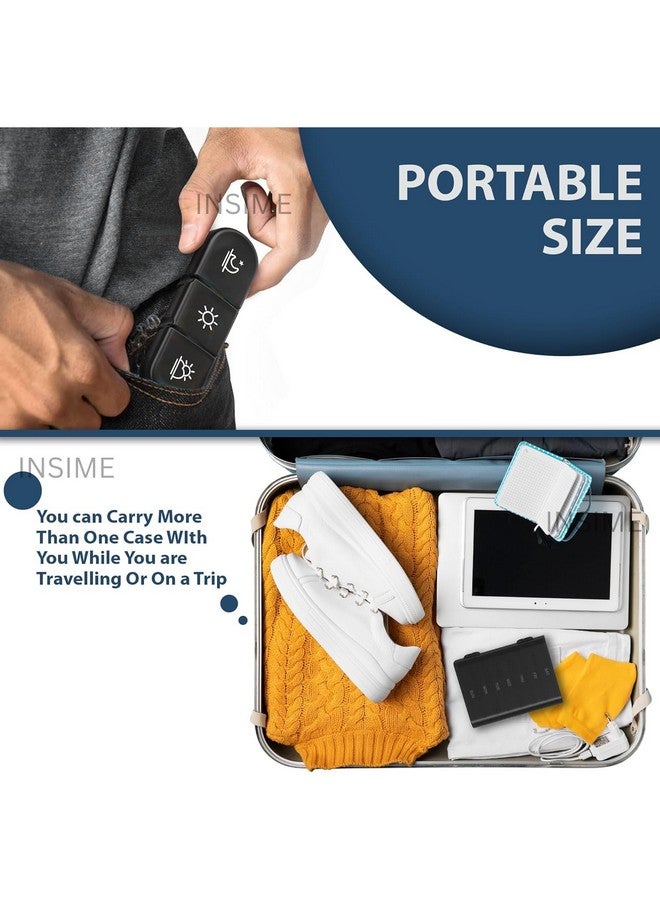 INSIME Pill organizer box for medicine 7 days 3 times | Tablet organizer box for medicine | Weekly medicine organizer pill box for travel & home | Medicine pills organiser & storage box - Image 3