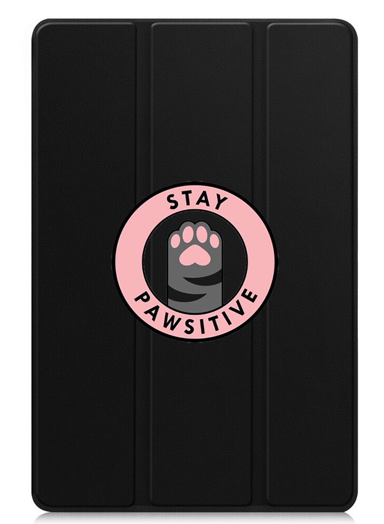 Theodor Protective Flip Case For Xiaomi Pad 7 & Xiaomi Pad 7 Pro With Trifold Stand Auto Wake Sleep Shockproof Cover - Stay Pawsitive 1 - Image 1