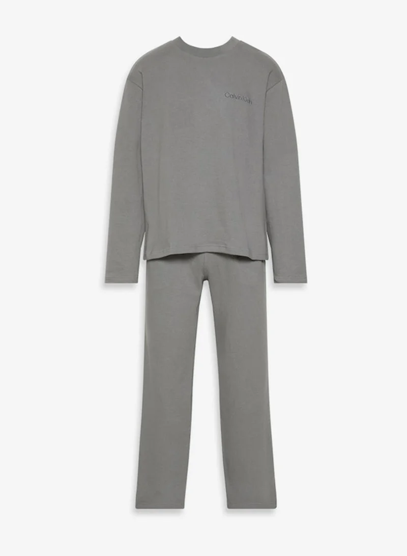 CALVIN KLEIN Long Sleeve Regular Fit T-Shirt & Pant Set