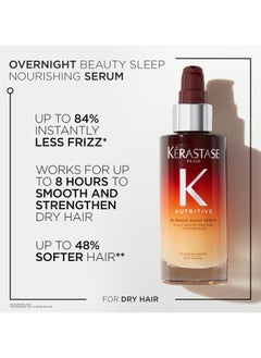 KERASTASE Nutritive 8H Magic Night Serum For Dry Hair 90Ml  - Image 2