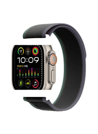 For Apple Wild Trail Loop Strap For Apple Watch8/S9 Universal Nylon Woven Velcro Strap-Color:38/40/41MM BLUE With BLACK - pzsku/Z0A9715CBFB34BE4A24D2Z/45/1745387305/0e14262f-23c8-4c20-b074-91b4a95ae1c9