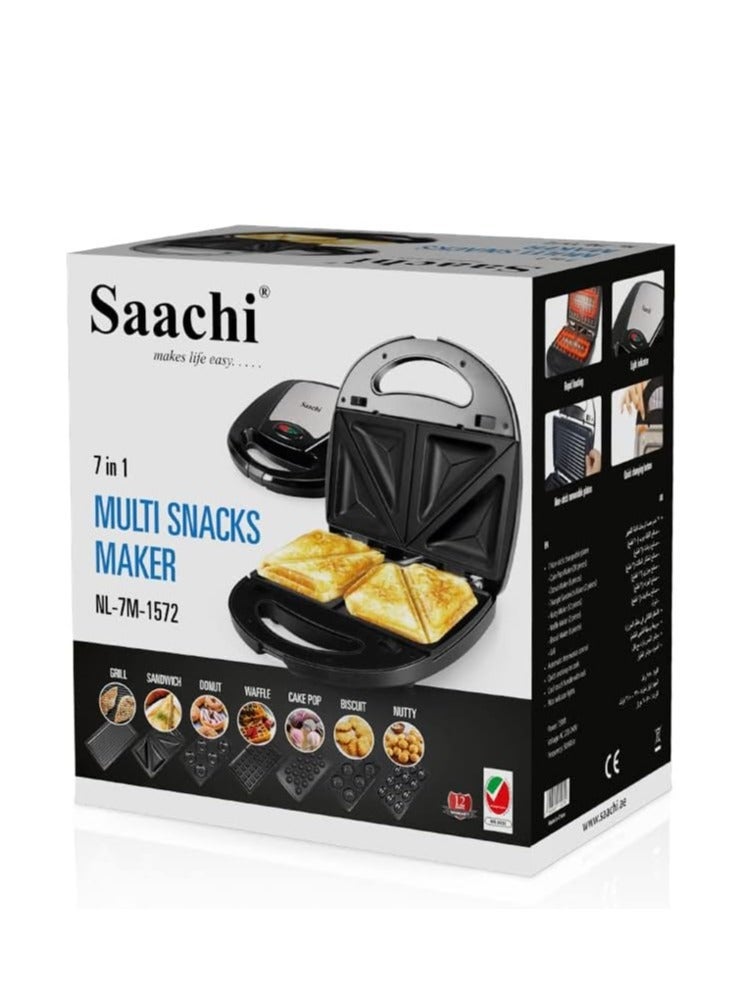 Sachi Electric Samosa Maker with Automatic Thermostat Control – Non-Stick Triangular Plate Design, Even Heating for Crispy Samosas, Fast Cooking Appliance with Heat Indicator, Cool-Touch Handle, Compact and Easy-to-Clean – Ideal for Home Kitchens and Snack Prep - Image 1