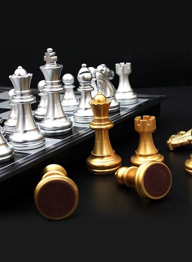 UB Folding Magnetic Chess Game – Compact Travel Set for Schools, Offices, and Home Play - Image 2