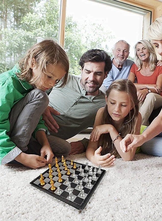 UB Folding Magnetic Chess Game – Compact Travel Set for Schools, Offices, and Home Play - Image 4
