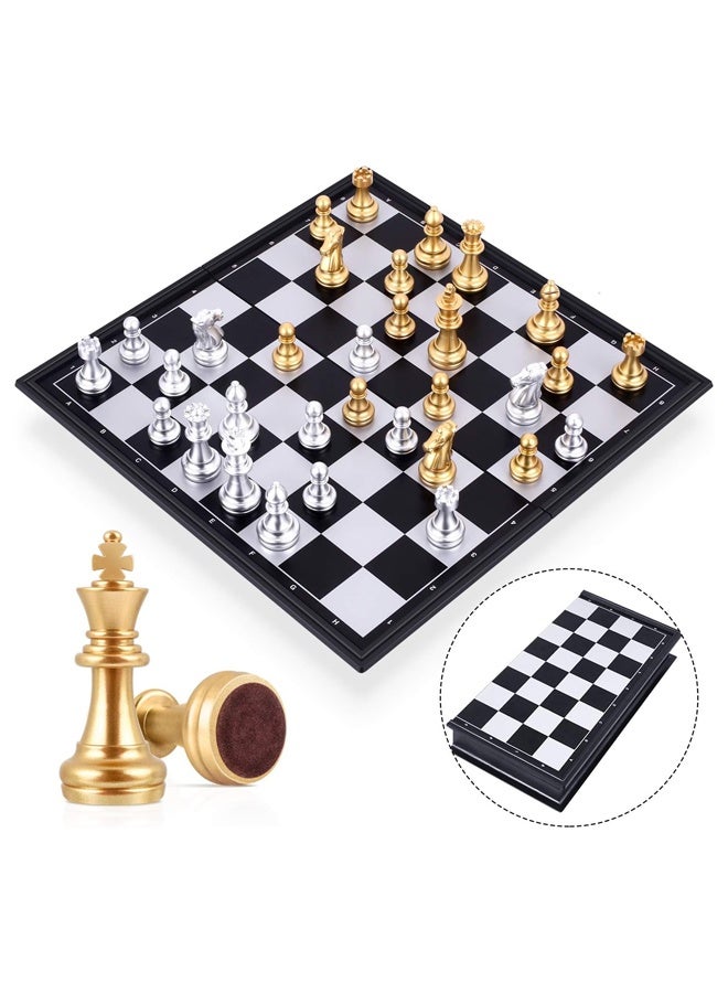 UB Folding Magnetic Chess Game – Compact Travel Set for Schools, Offices, and Home Play - Image 1