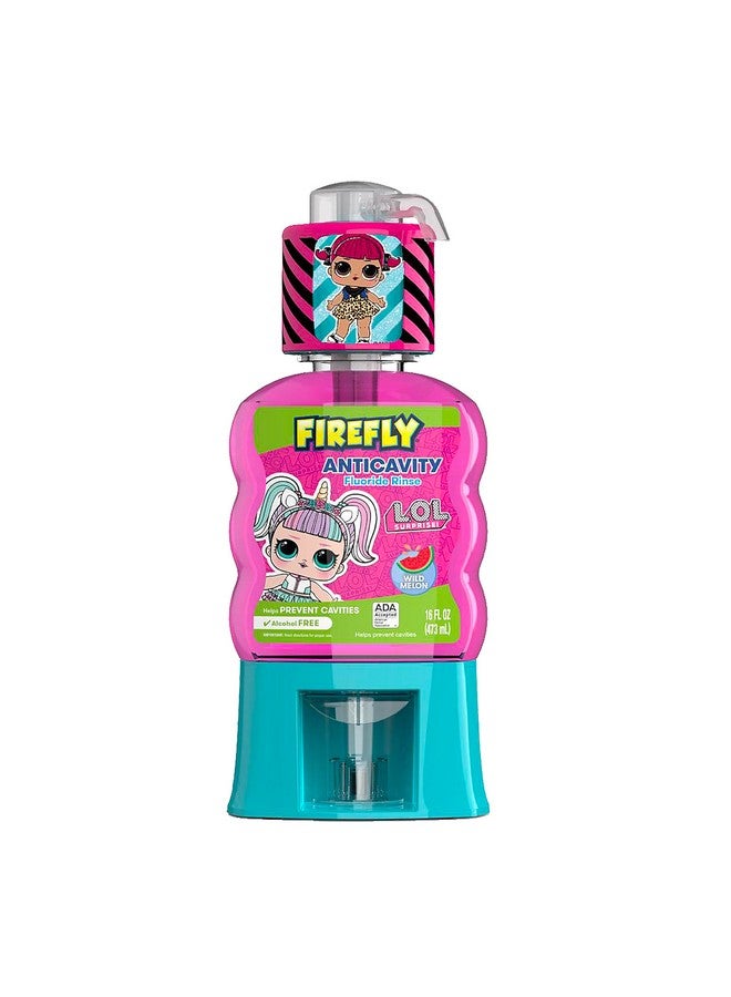 فايرفلاي غسول أسنان بالفلورايد مضاد للتسوس من فايرفلاي كيدز، مفاجأة LOL!، بنكهة البطيخ البري، تركيبة خالية من الكحول، معتمدة من جمعية طب الأسنان الأمريكية (ADA)، يساعد على منع التسوس، 16 أونصة - Image 1