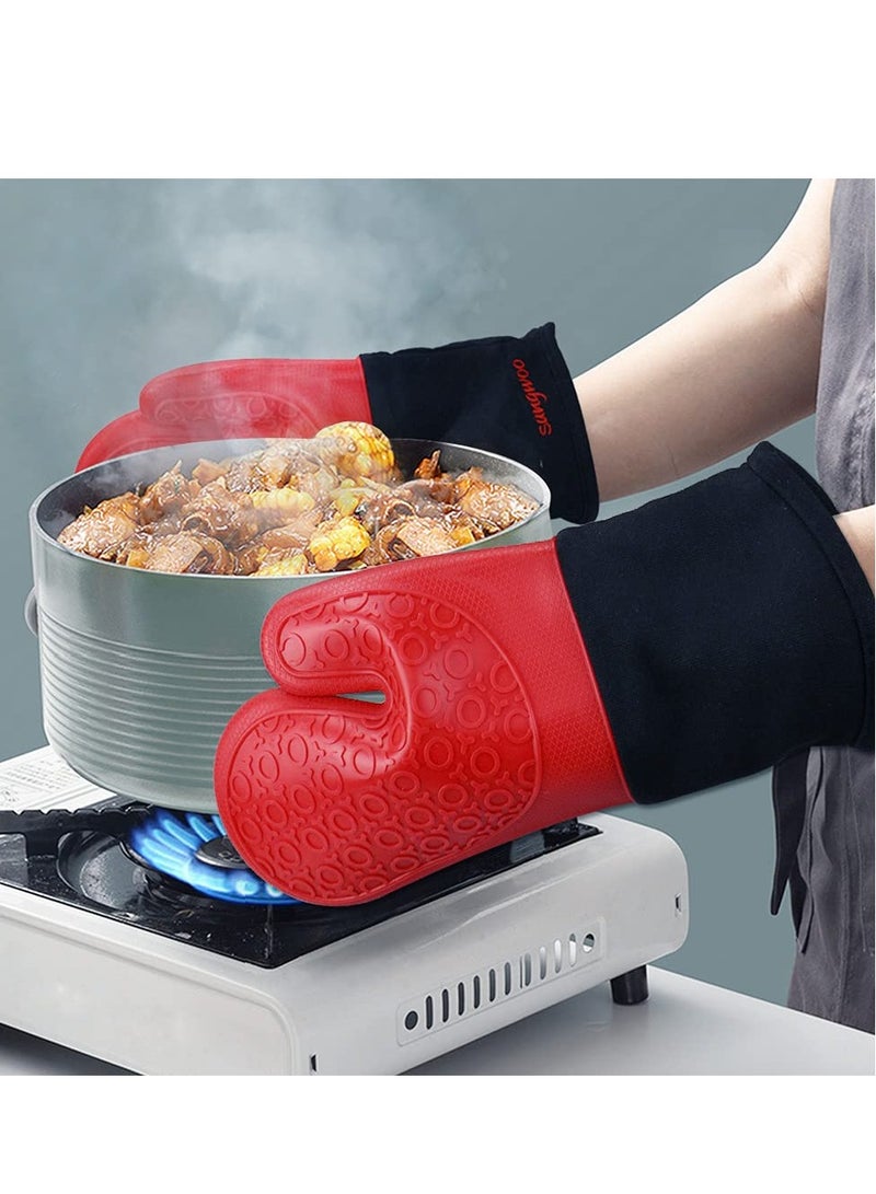 SYOSI Extra Long Professional Silicone Oven Mitt  - Image 5