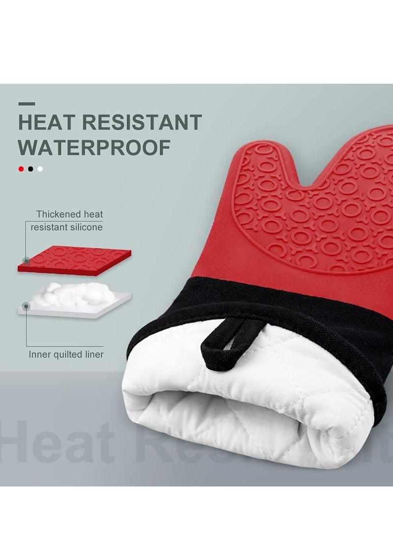 SYOSI Extra Long Professional Silicone Oven Mitt  - Image 2