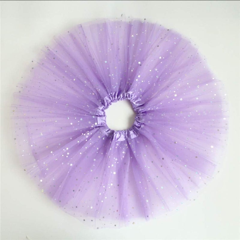 Rysly Store Girls Sparkle Tutus Princess Ballet Dance Layered Tulle Tutu Skirts,2-8T - Image 2