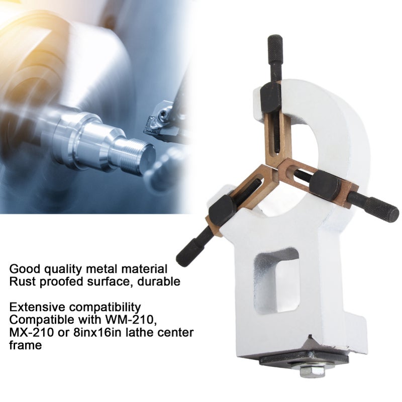 Steady Rest Fixed Metal Stabilizer for WM‑210 8inx16in Mini Lathe Machine Center Frame - Image 3