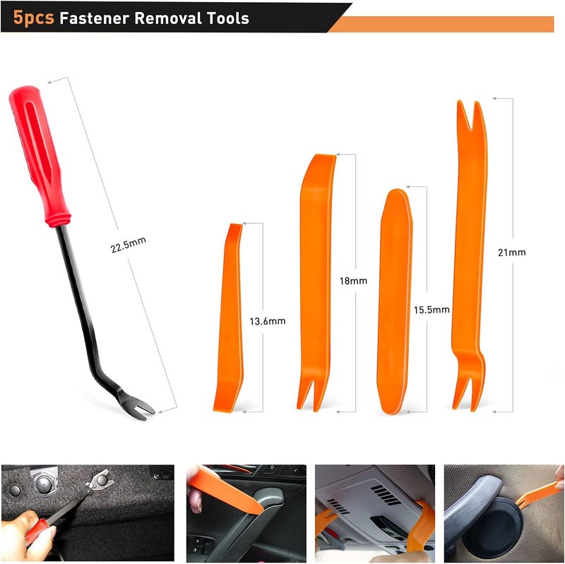 GOOACC 680Pcs Car Push Retainer Clips & Auto Fasteners Assortment - Image 4