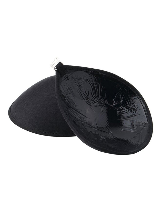 OUTAD Summer Cotton Adhesive Stick Invisible Bra Backless Gel Push Up Strapless Black - Image 3