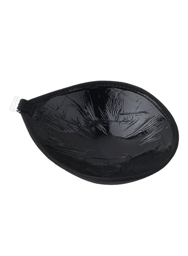 OUTAD Summer Cotton Adhesive Stick Invisible Bra Backless Gel Push Up Strapless Black - Image 4