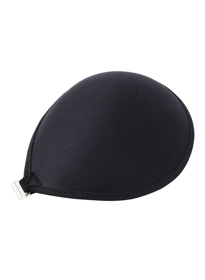 OUTAD Summer Cotton Adhesive Stick Invisible Bra Backless Gel Push Up Strapless Black - Image 2