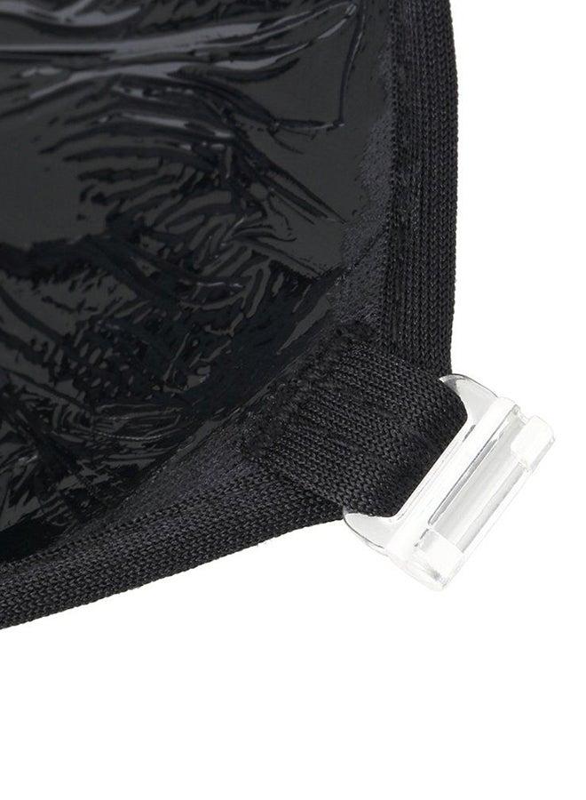 OUTAD Summer Cotton Adhesive Stick Invisible Bra Backless Gel Push Up Strapless Black - Image 5