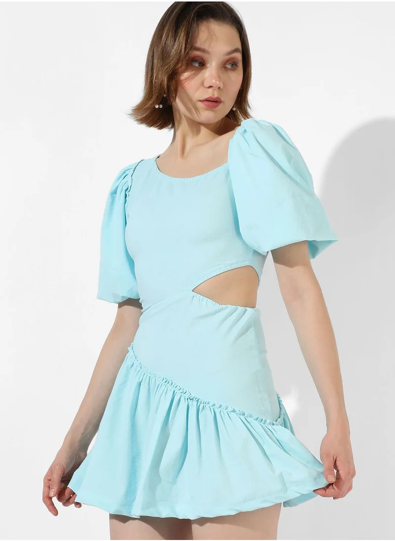 Campus Sutra Women's Solid Casual Dress
