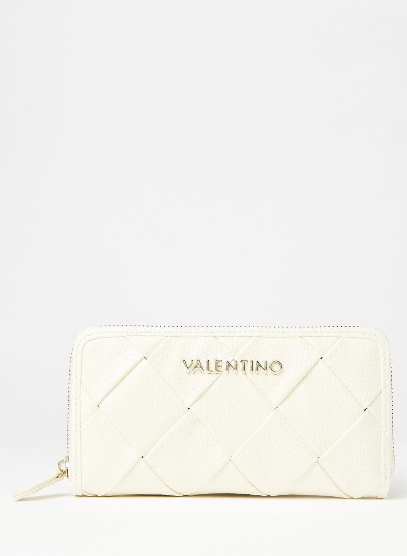 NIBEMINENT Prudence Zip-Around Wallet Ivory  - Image 1