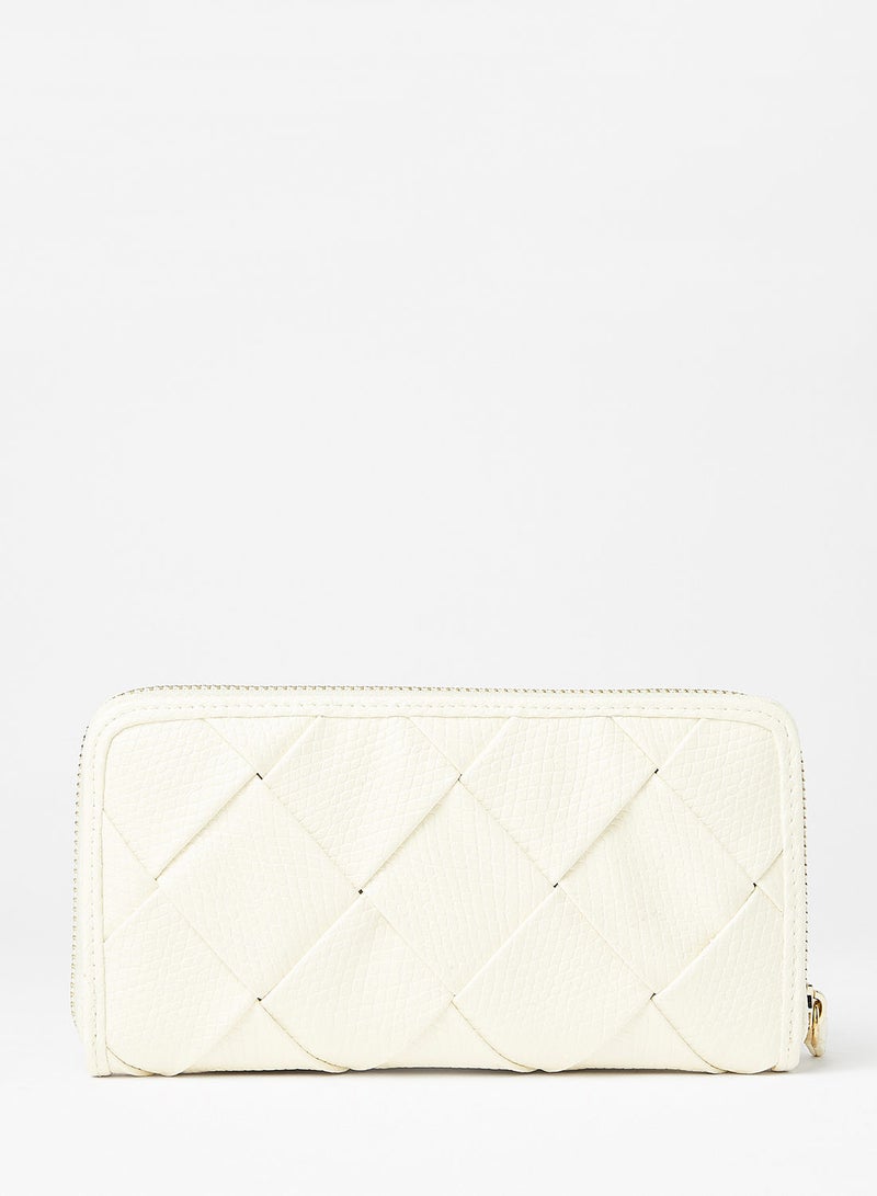 NIBEMINENT Prudence Zip-Around Wallet Ivory  - Image 2