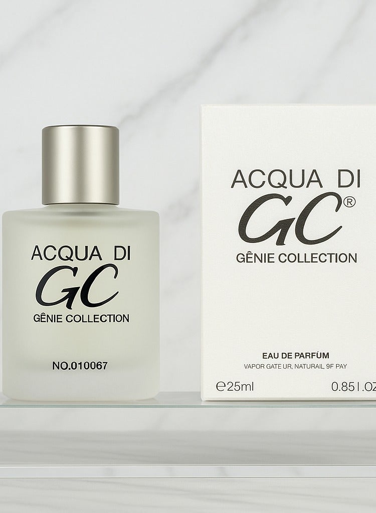 Genie Collection Aqua Di Code 0067 EDP | Long Lasting Men’s Perfume by Genie Collection | Aromatic, Woody & Fresh Scent 25ml  - Image 4
