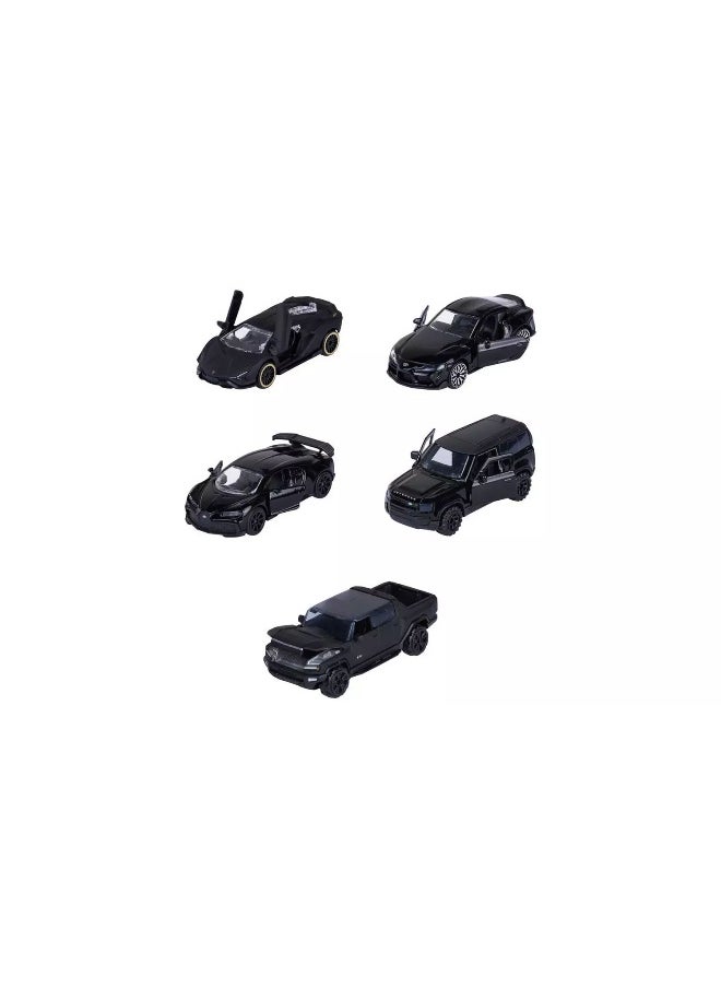 Majorette Majorette Black Series 2.0 Super Cars Gift Box (Set of 5, 1:64)  - Image 2