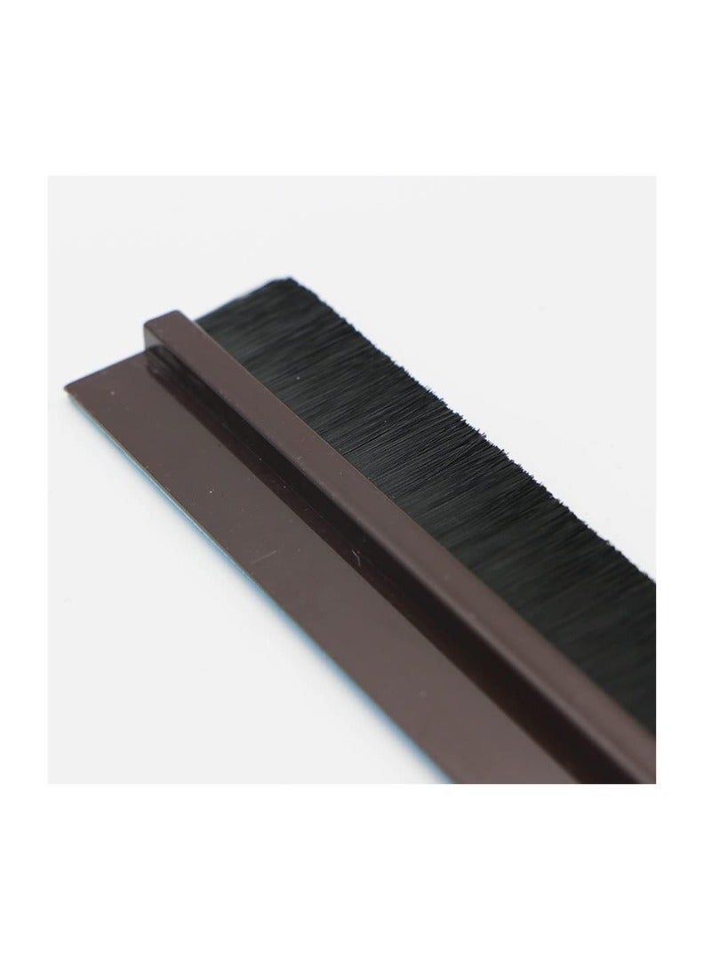 KNP Brown Heavy Brush Door Seal with Screw (100 cm) is a durable and effective sealing solution designed to prevent dust, drafts, insects, and noise