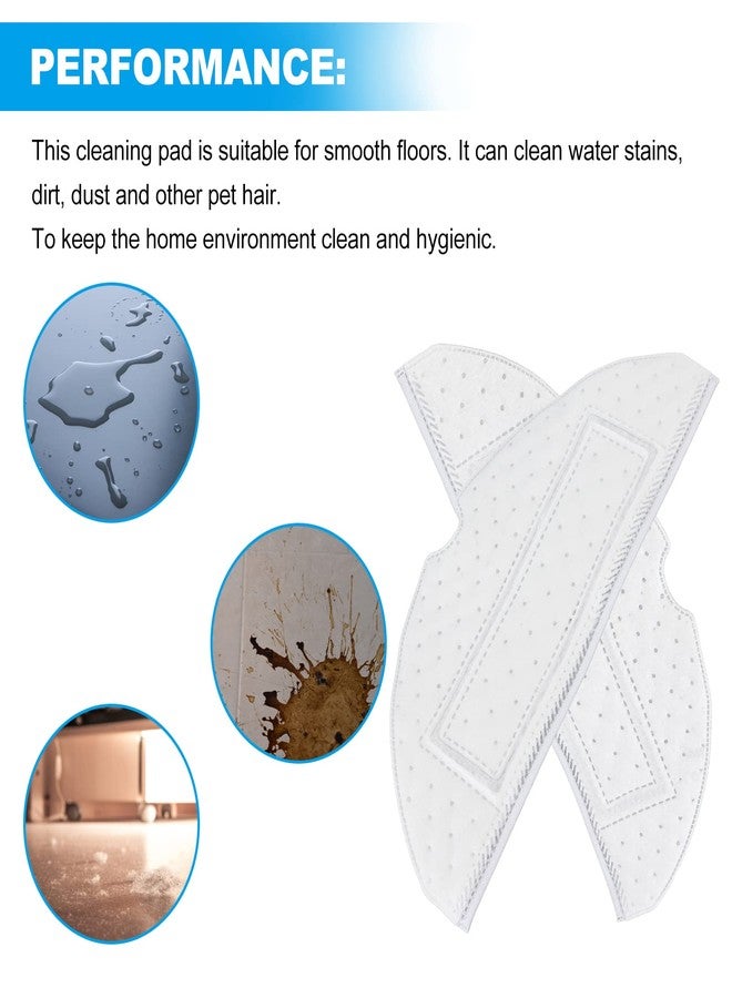 Pilipane 20Pcs Mop Cloth Pad for ro2borock S7, T7S, T7 SPlus, ro2borock dispo Mop Pads Replacement Mopping Cloths Pads, Hard Floor Cloth Expert Wet Replacement Microfiber Soft Pad, ro2borock S7 Mop Pad - Image 2