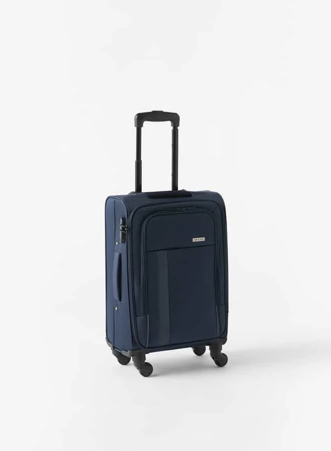 Wave Solid Softcase Luggage Trolley Bag with Retractable Handle - Set of 3