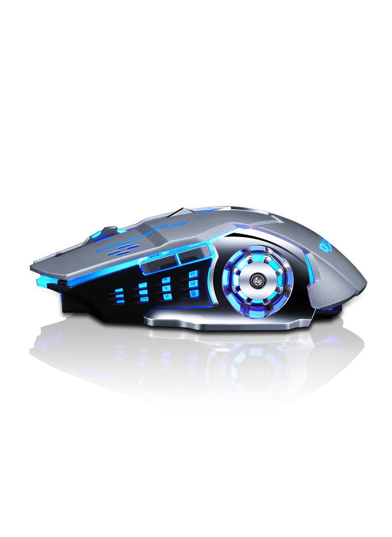 QUNXING Game Office Wireless Charging Mute Mouse  - Image 1