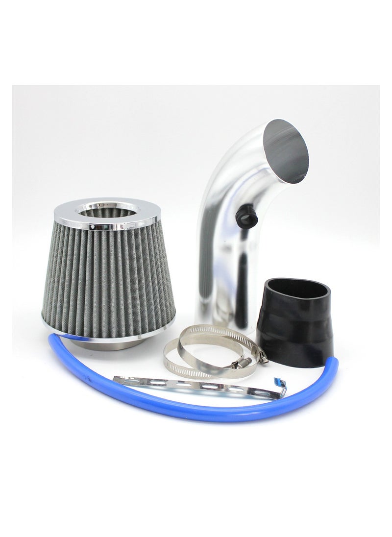 General 76mm Universal Car Air Intake Kit High Flow Cold Air Intake Induction Pipe Hose Kit with Modification Air Filter Compatiable with 76mm or 64mm Air Intake Hose  - Image 1