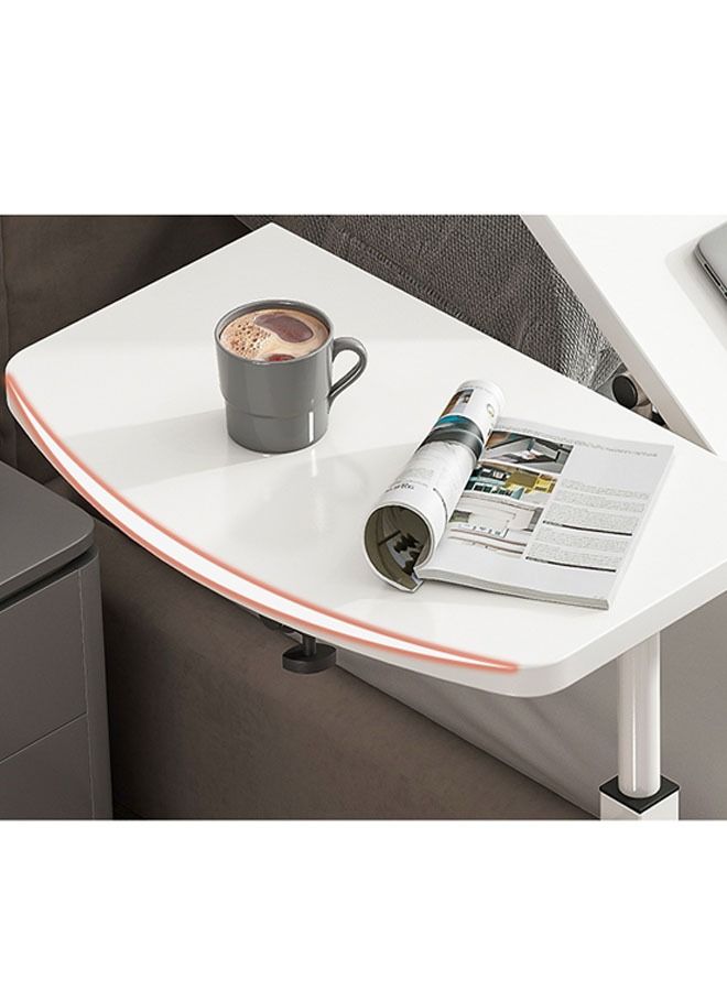 NKX Home Office Computer Table Adjustable Height Laptop Desk with Wheels - Image 4