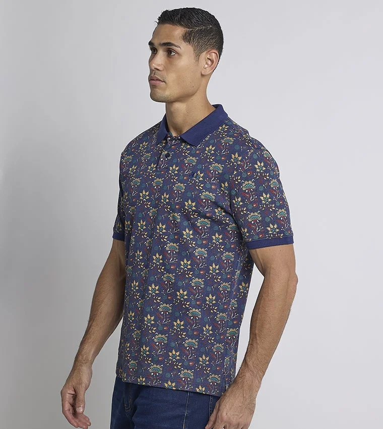 بين شيرمان Ben Sherman Men's Short Sleeve Printed Polo Tees