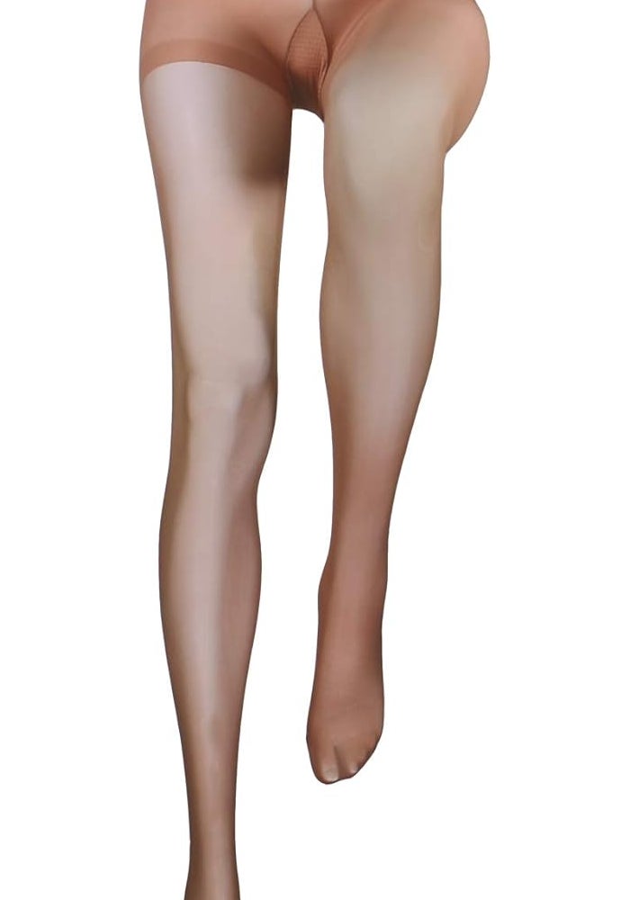 Truform Sheer Compression Pantyhose for Women, 8-15 mmHg, 20 Denier, Beige, X-Tall - Image 3