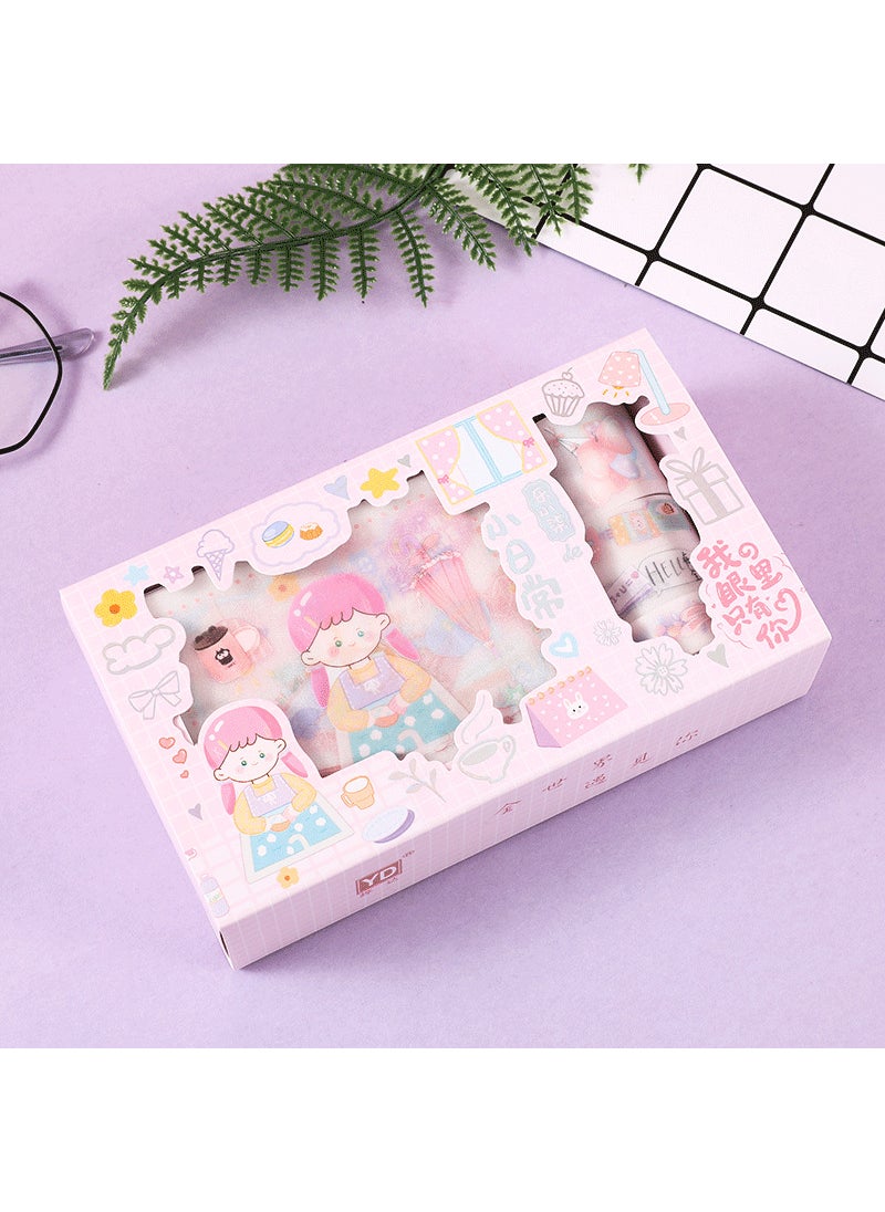 Frosted Sticker Set Series Handbook Tape Girl Landscape Student Diary Decoration Stickers Thickness 4cm Suitable Travel Souvenir Small daily - pzsku/Z0A98402EECC8001197F0Z/45/_/1741690813/993f8cc9-9d5b-4230-b13d-66078aff6b0d