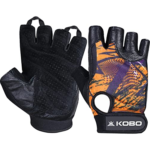 Kobo WTG-60 Weight Lifting Gym Gloves Hand Protector for Fitness Training - Image 1