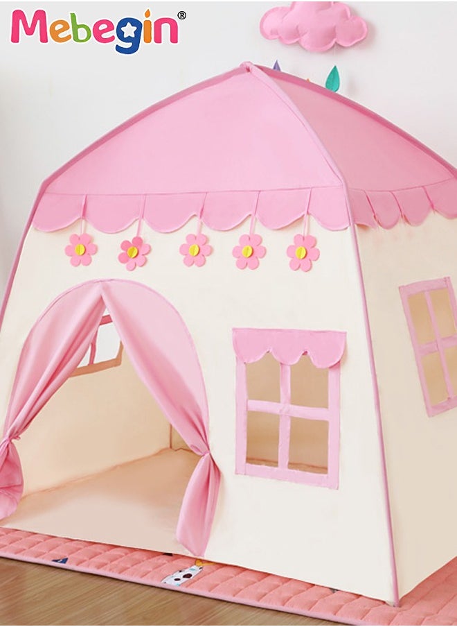 MEBEGIN - Kids Portable Tent, Durable Pop up Tent with Windows, Fun Playhouse for Indoor and Outdoor, Easy to Set Up and Fold, Plenty of Room to Play, Suitable for Family Vacation on Beach, Garden and Camping, 130*100*130cm - Image 1