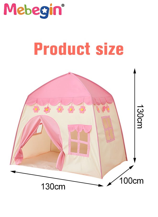 MEBEGIN - Kids Portable Tent, Durable Pop up Tent with Windows, Fun Playhouse for Indoor and Outdoor, Easy to Set Up and Fold, Plenty of Room to Play, Suitable for Family Vacation on Beach, Garden and Camping, 130*100*130cm - Image 1