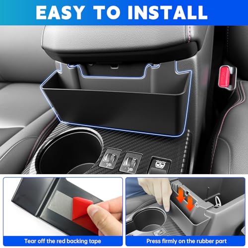 Titibett Center Console Organizer Tray Fits for 2010-2024 Toyota 4Runner Armrest Hanging Storage Box Compatible with 4Runner Interior Accessories (Console Hanging) - Image 3