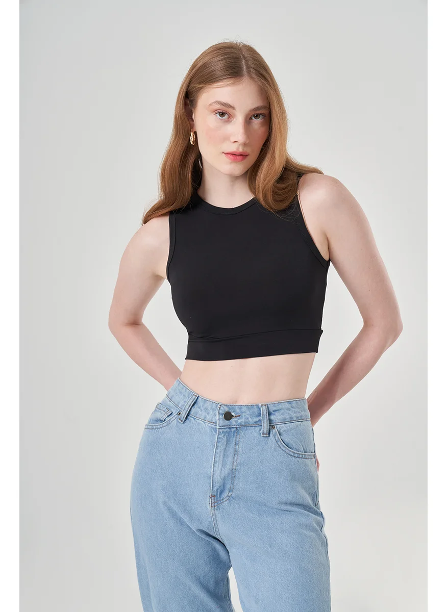 MIZALLE CROP BLOUSE