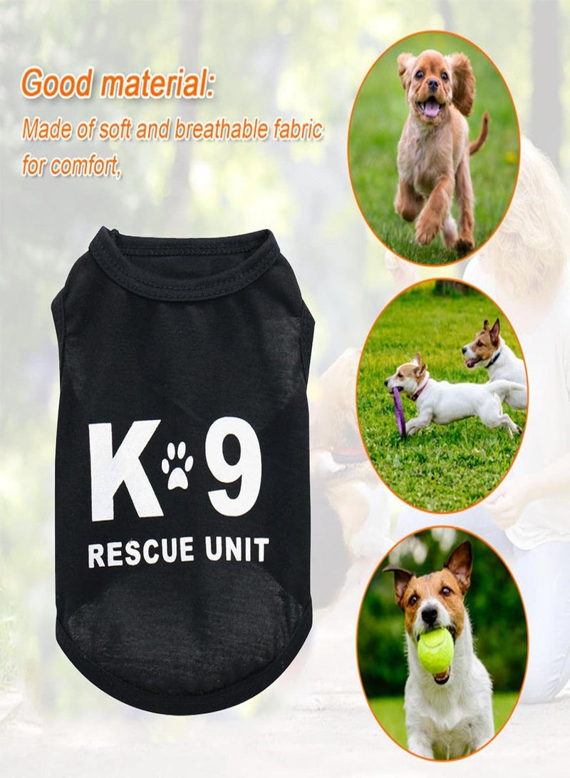GGOOT Puppy Vest Shirts Sleeveless - Dog Shirts Pet Clothes - Soft Breathable Pet T-Shirt Puppy Clothes Cat Tee Stretchy Pet Shirts for Small Medium Dogs and Cat - Image 4