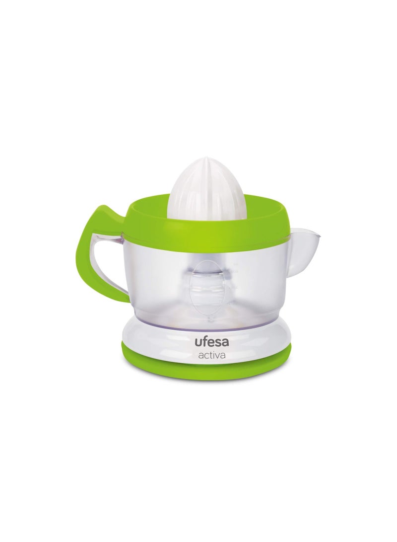 UFESA EX4938 Citrus Juicer / Squeezer, 230V, Compact & Easy-to-Clean – Green & White - Image 1