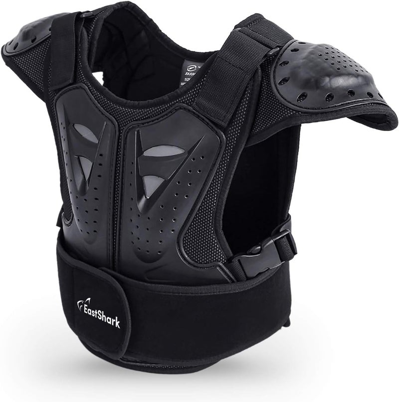 TEAYIR Seahouse Kids Dirt Chest Spine Protector Body Protective Vest Gear for Bike Motocross Snowboarding Skiing (S for Height 39"-45") - Image 1