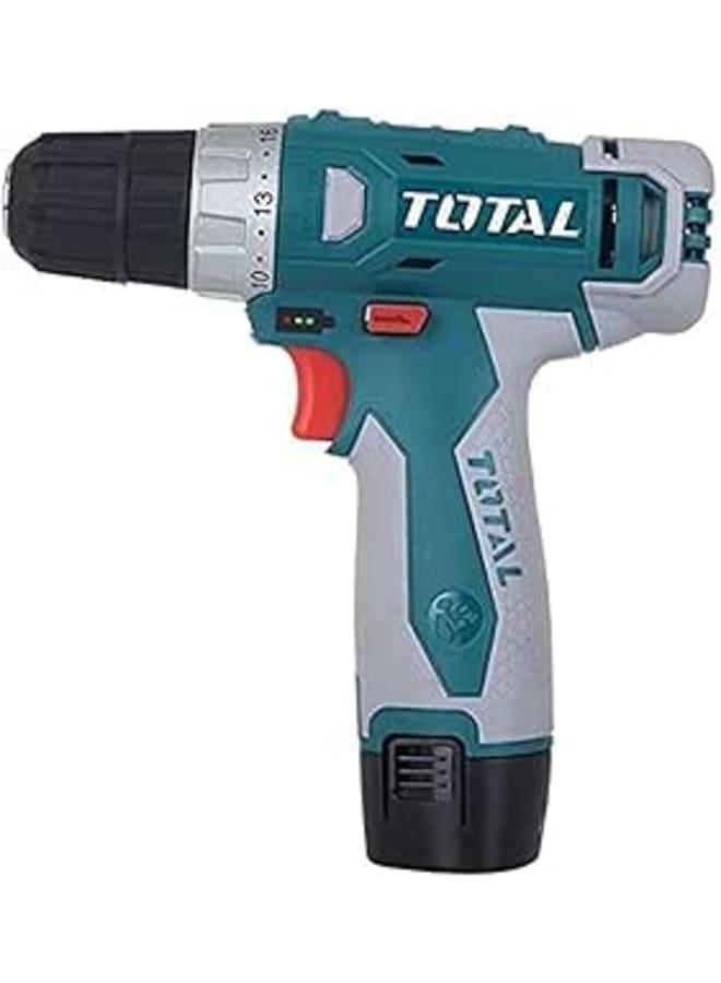 TOTAL Drill unscrew and connect 12V extra battery TDLI228120
